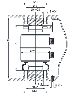 ZSW-D型G数字传感器产品示意图